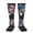 2 Black-2, variant on Largemouth Bass Fish in USA Pattern Women’s Knee High Crew Socks,Trouser Socks Comfortable, Breathable, Moisture-Wicking and Soft