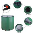 thumbnail image 4 of Gzxs Rain Barrel Water Collector Portable Foldable Collapsible Tank,Spigot Filter Water Storage Container, Green (200 Gallon), 4 of 9