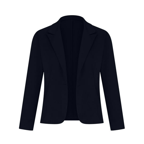 jovati Womens Work Clothes Business Casual Womens Casual Blazer Jackets  Suit Long Sleeve Open Front with Button Pockets for Business Office Long  Blazer Jackets for Women 