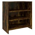 thumbnail image 2 of vidaXL 2 Piece Sideboard Smoked Oak Engineered Wood, 2 of 5
