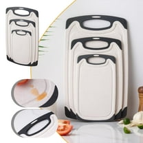 Karymi up to 60% off Gifts Plastic Cutting Boards for Kitchen Dishwasher Safe, Extra Large Cutting Board for Meat with Juice Grooves, Easy Grip Handle, Non-slip, With Grinding Area 1pc