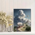 thumbnail image 2 of Qisvanset 12x16 Inch Misty Meadow Landscape Canvas Print Wall Art, 2 of 5