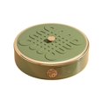 thumbnail image 1 of Elegant Plastic Snacks Tray with Lid Storage Container for Dried Fruits and Mixed Nuts 5 Compartment Round Candy Box White, 1 of 4