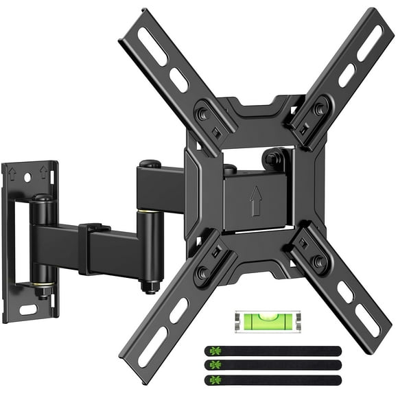 USX MOUNT Full Motion TV Wall Mount Swivel and Tilt, TV Mount with Articulating Arms for Most 13-32 inch LED LCD Monitor Screen, Wall Mount TV Bracket Up to VESA 200x200mm and 44 lbs