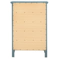 thumbnail image 5 of Pemberly Row Contemporary 5 Dovetailed Drawers Chest in Teal, 5 of 5
