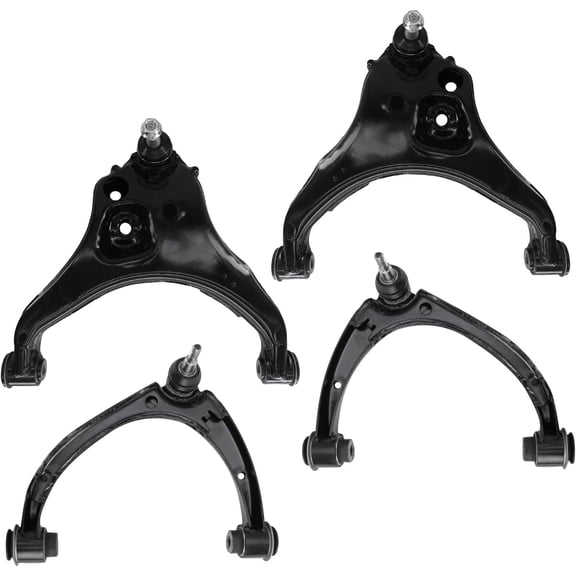 Detroit Axle - 4pc Front Control Arms for 2015-2020 Chevrolet Colorado GMC Canyon, Upper and Lower Control Arms with Ball Joint Assembly 2016 2017 2018 2019 Replacement