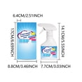 thumbnail image 3 of No-Rinse Window Screen Cleaner Spray,Foam Mesh Cleaner for Removing Dust, Grime and Grease from Window Screens, Fly Screens and Patio Doors, 3 of 6