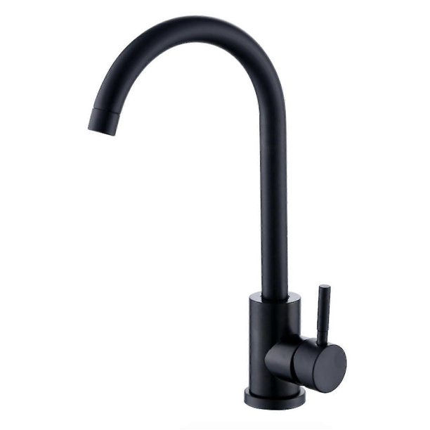 Cisea Kitchen Faucet,360 Swivel Stainless Steel Kitchen Faucet,cold-hot Water Single Handle Sink Basin Faucet For Kitchen And Sink (black Faucet)
