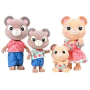 Honey Bee Acres Cuddlesworths Bear Family, 4 Mini Dolls, Perfect for Any Occasion, Ages 3 and Up