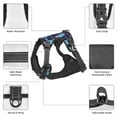 thumbnail image 6 of Haiem Silhouette Cats Pattern No-Pull Dog Harness Reflective Front Clip Vest with Handle,Step-in Air Dog Harness,Adjustable 2 Metal Rings 4 Buckles-Small, 6 of 6