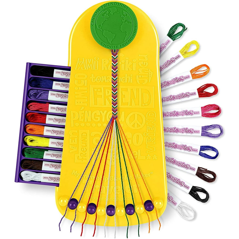 Choose Friendship, My Friendship Bracelet Maker Kit, Kids Jewelry Kit