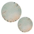 thumbnail image 7 of Wobogo Winter Themed Pattern Trivets Potholders Set of 2 Cotton Woven Round Hot Plate Mats for Hot Dishes Bowls Teapots, 7 of 7