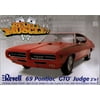 Revell Muscle '69 Red Pontiac GTO Judge 2 In 1 Race Car 1/24 Scale Model Kit