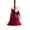 B, variant on Burgundy Velvet Christmas Bell Ornament, Christmas Tree Decorations, 4.72in Hanging Pendant for Indoor Seasonal Holiday Decor