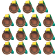 thumbnail image 1 of Premio Oro 2 Pulgadas Con Cinta para El Cuello Redonda Fiestas Competiciones (cobre), 1 of 4