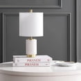 thumbnail image 3 of Safavieh Davion Marble 16 in. H Table Lamp, White/Brass Gold, 3 of 6