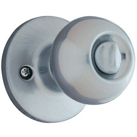 Brinks Interior Locking Door Knob, Satin Nickel