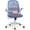 Blue, variant on Ergonomic Mesh Office Chair with Flip-Up Arms, Adjustable Height, Breathable Mesh Back & Thick Cushion Seat, 360° Swivel Rolling Computer Desk Chair, BIFMA Certified, Supports 300 lbs (Blue)