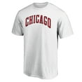 thumbnail image 2 of Men's White Chicago Bulls Alternate Logo T-Shirt, 2 of 3