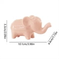 thumbnail image 4 of Adornos de Escritorio Coleccionables de Cerámica con Diseño de Elefante para la Buena Suerte, para Sala de Estar, Salón Familiar, Casa de Campo A, 4 of 8