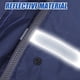 thumbnail image 5 of Conjunto de traje de lluvia reflectante para motocicleta y bicicleta, impermeable y pantalones de lluvia unisex para adultos de doble capa para actividades al aire libre, seguridad nocturna., 5 of 7