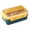 yellow, variant on Double Compartment Bento Lunch Box 1100ml, Leak Proof Lunch Box with Fork & Spoon, Microwave Safe Food Storage Container for School, Office, Picnic, Portable Meal Prep Containers for Adults