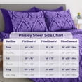 thumbnail image 3 of Lux Decor King Size Bed Sheets Set 6 Piece - Soft Brushed Microfiber Sheets & Pillowcases, 16-Inch Deep Pocket Fitted Sheet, Hotel Luxury - Lavender, 3 of 4