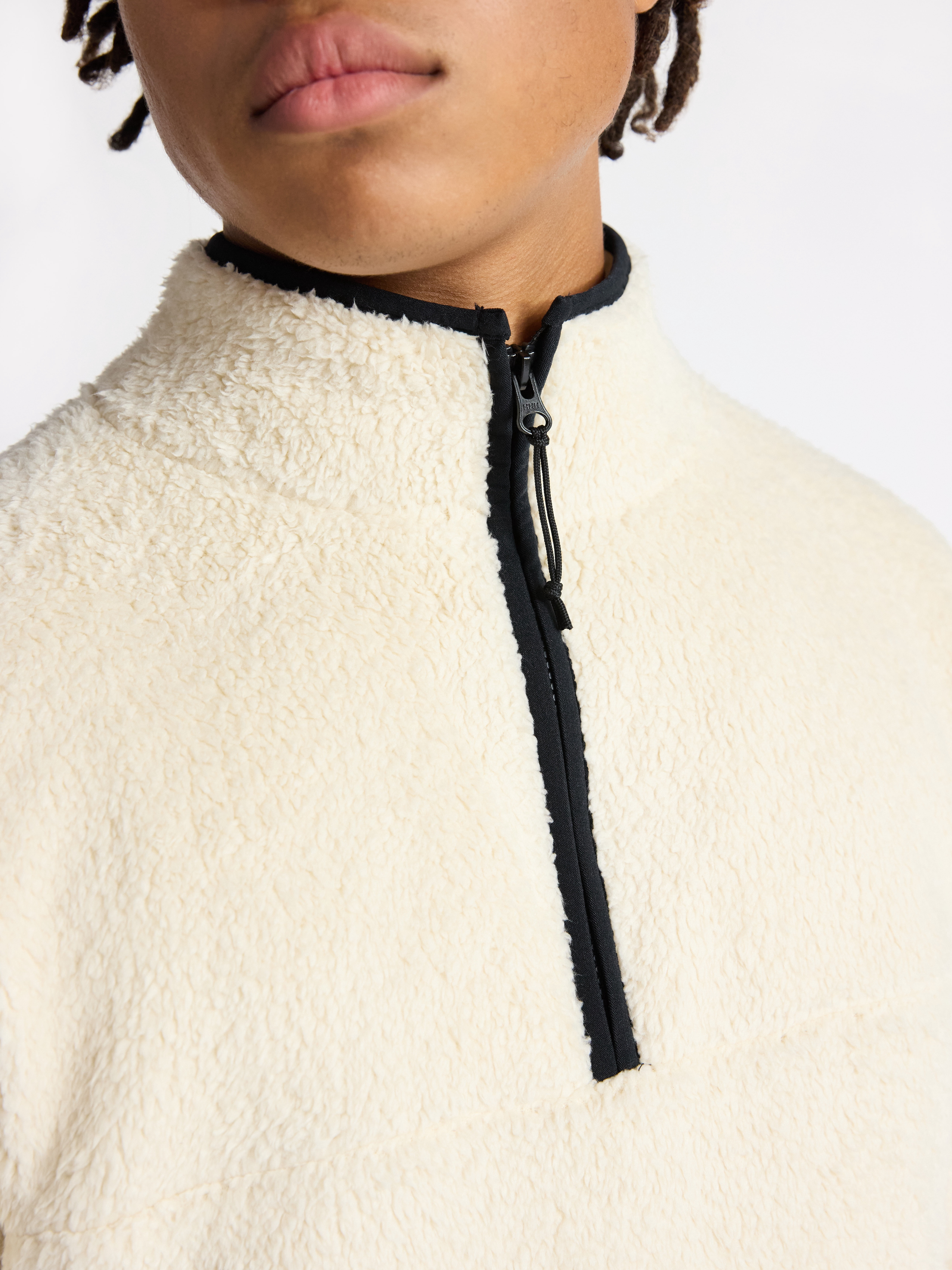 No Boundaries High Pile Quarter Zip Fleece Pullover, Men's