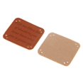 thumbnail image 4 of 20 piezas etiquetas de cuero PU etiquetas para coser ropa parches manualidades DIY-rosa pequeña Carta Hugo Etiquetas de PU hechas a mano, 4 of 7