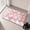 Pink, variant on Diatomite Bath Mat Super Absorbent Non Slip Soft Dry Floor Rug for Bathroom,Orange