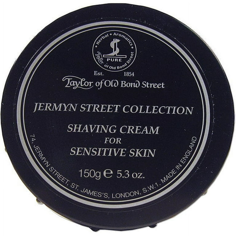 Taylor Of Old Bond Street Jermyn Street Collection Shaving Cream for Sensitive  Skin, 5.3 oz