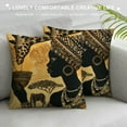 thumbnail image 3 of ARISTURING Girls African American Pillow Cover Tribal Decor Throw Pillow Case Home Decor Sofa Cushion Cover, 3 of 5