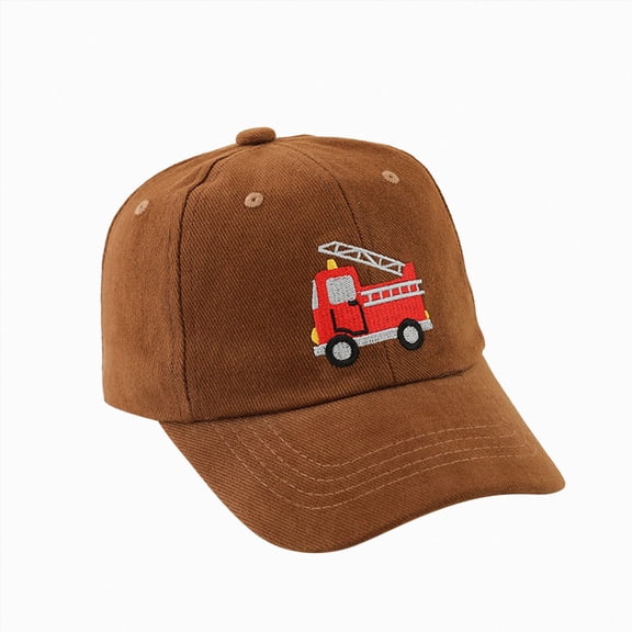 Cartoon Caps Car Boys Hat Children Baseball Summer Girls Trucker Kids Sun Kids Hat,One Size,Coffee Hat