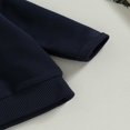 thumbnail image 4 of PENGXIANG Baby Boys 2PCS Pants Sets Long Sleeve  Neck Sweatshirt Tops Solid Color Pants Sets, 4 of 6