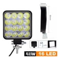 thumbnail image 3 of Par Faros Cuadrado 48w 4x4 Mini Auxiliar Coche Jeep Moto, 3 of 8