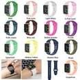 thumbnail image 3 of ALMNVO Sport Silicone Band Compatible with Apple Watch Bands Ultra 49mm 45mm 44mm 41mm 40mm 38mm 42mm Women Men Elastic Adjustable Smart Watch Wristbands Replacement for iWatch Series 8 7 6 5 4 3 2 SE, 3 of 9