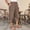 Khaki, variant on Women's Plus Size Cropped Capri Pants with Pockets Casual Solid Color