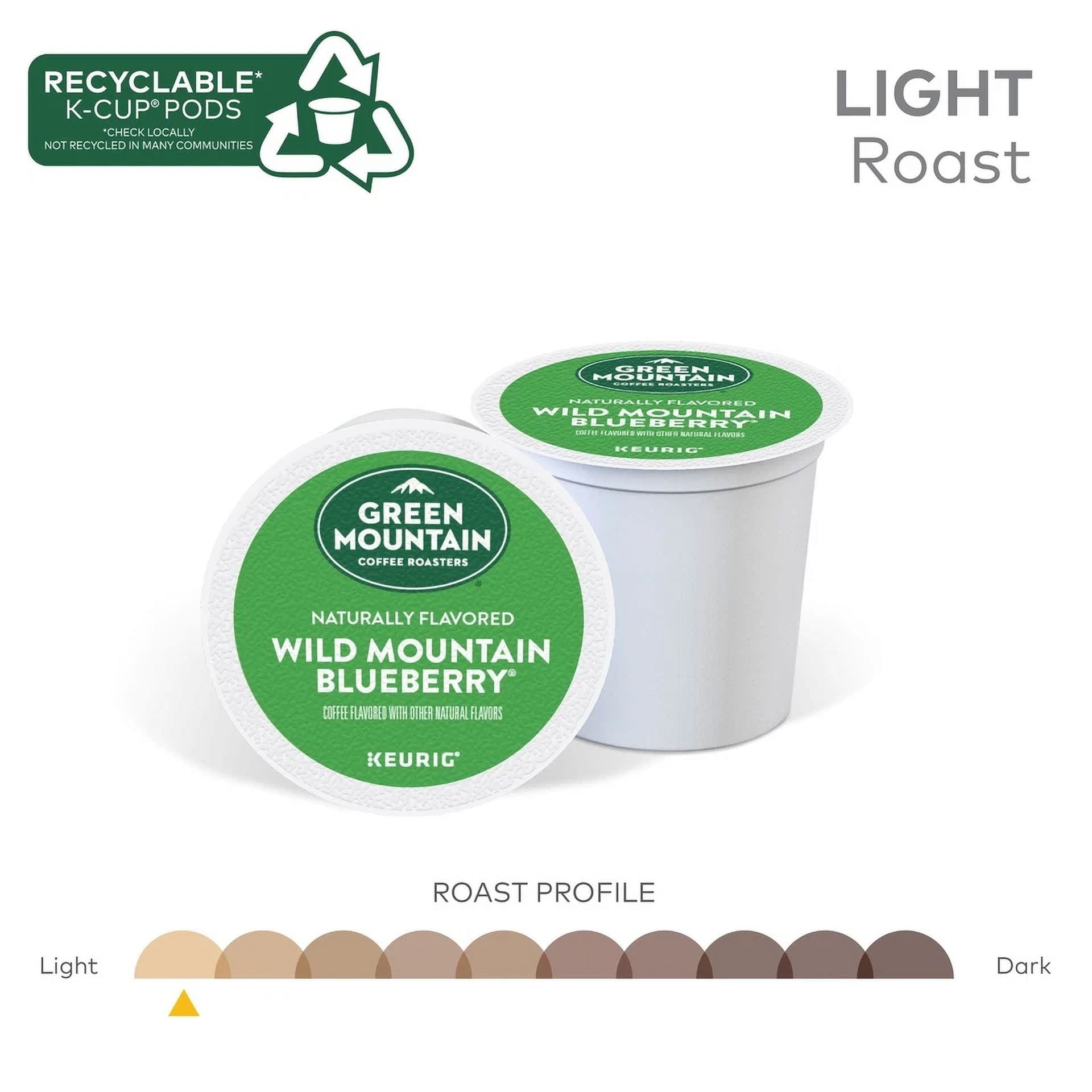 Green Mountain Coffee Wild Mountain Blueberry, 144 K-Cup Pod