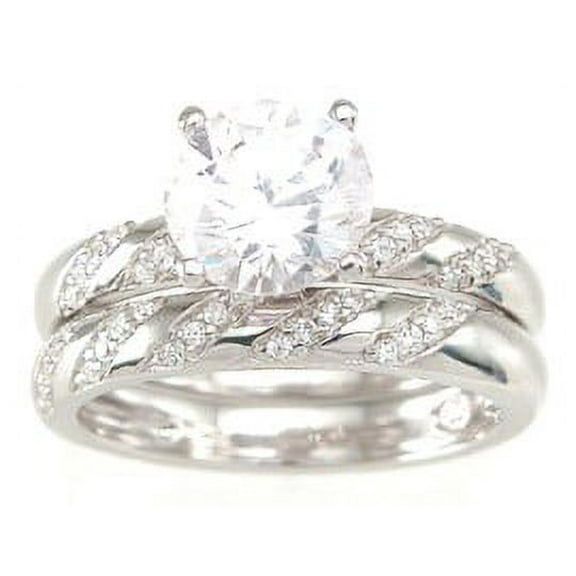 Solitaire Sterling Silver Rings for Women Wedding Ring Set Make Great Gifts for Girlfriend