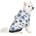 thumbnail image 2 of Pofeuu blue Snowflake Prints Print Dog Clothes Dogs Sweater Soft Puppies Clothing Winter Puppy Sweaters Warm Outfit for Dogs-XX-Large, 2 of 7