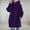 Purple, variant on fartey Womens Long Hoodies Zip Up Solid Sweatshirt Jacket Long Sleeve Cozy Shirt Comfy Outwear Plus Size Hooded Coat