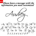 thumbnail image 1 of Customized Name Letter Necklace Personalized Stainless Steel Simple Pendant Clavicle Chain Women's Jewelry Valentine's Day Gift, 1 of 5