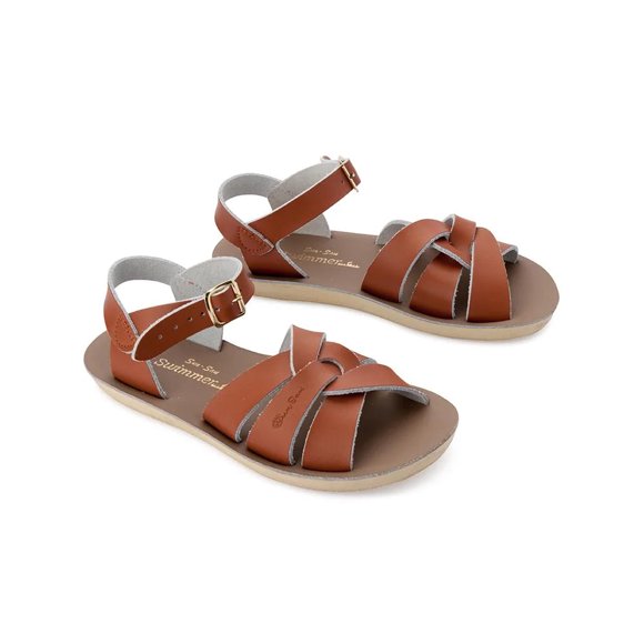 Salt Water Sandals Sun-San Swimmer Tan - Kids size Toddler 9