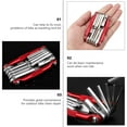 thumbnail image 2 of WHAMVOX 1pc 11 in 1 Multi-Function Bike Tool Foldable Bike Repair Kits, 2 of 8