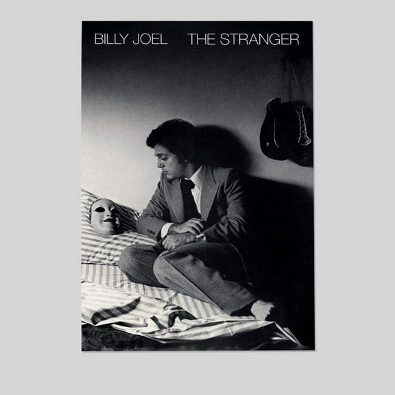 Billy Joel Poster The Stranger Album Cover Classic Rock Music Merchandise Retro Vintage 70s 80s Concert Tour Cool Poster Size 24''x36'' - Postora