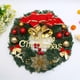 thumbnail image 5 of Navideña De 30Cm Para Colgar En La Pared De La Puerta Delantera, Corona De Mimbre Con Lazo, Jingle, Fiesta De Vacaciones, Decoración Del Árbol Del Hogar Serendint HA041410-03, 5 of 6