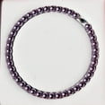 thumbnail image 1 of Collar de perlas para mujer, collar largo, cadena de clavícula redonda negra, collar para mujer, collar de regalo para madre, 1 of 6