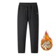 thumbnail image 2 of Gibobby Pantalones deportivos para mujeres Pantalones deportivos con forro para mujer, pantalones deportivos con bolsillos, pantalones térmicos cálidos de invierno(BK2,XG), 2 of 5