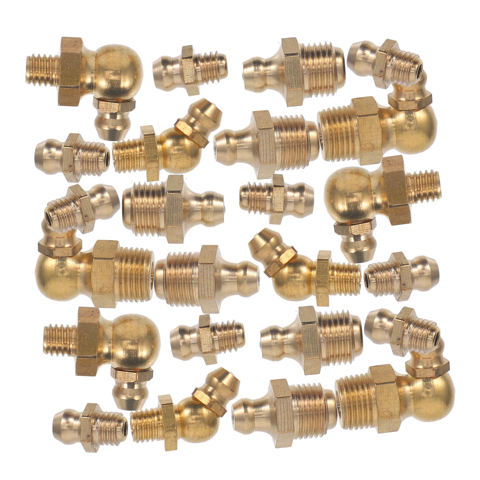 SEWCHICS Brass Grease Fitting Assortment 60Pieces for Mechanics Practical Design
