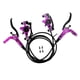 thumbnail image 3 of Juego de frenos de disco hidráulicos para bicicleta de montaña, con abrazadera de 800/1400 mm y rotores de 160 mm. morado L delantero Rtrasero, 3 of 8